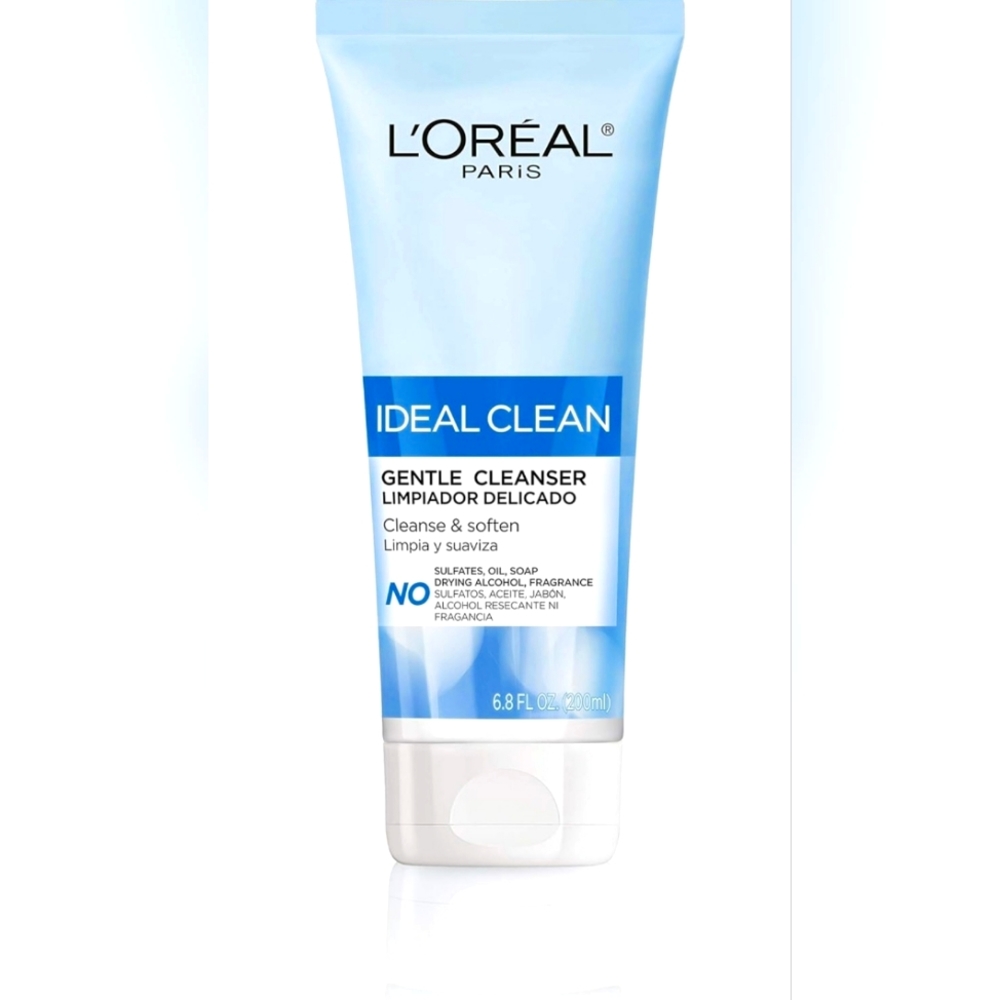 (2) L'oreal Ideal Clean Gentle Cleanser 6.8fl oz